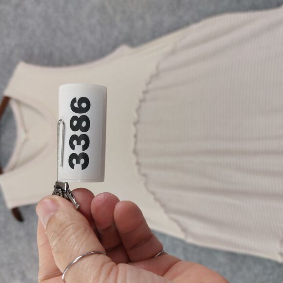 POL Dress Womens Large Beige Sleeveless Maxi High Low Ruffle Hem Boho Layered - Picture 13 of 13